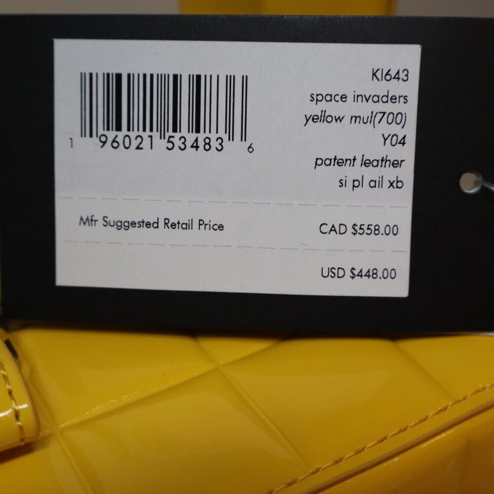 NWT Space Invaders 👾 Kate Spade New York Patent 3d Alien Crossbody NWT👾👾👾👾 - Picture 9 of 12